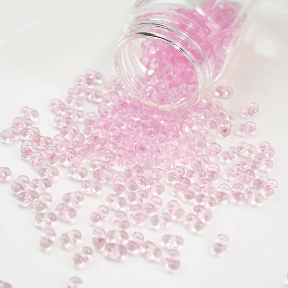 1000 Pieces Clear Acrylic Loose Beads for DIY Beaded Jewelry