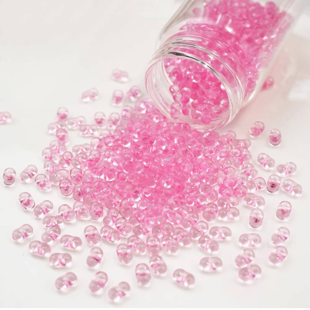 1000 Pieces Clear Acrylic Loose Beads for DIY Beaded Jewelry