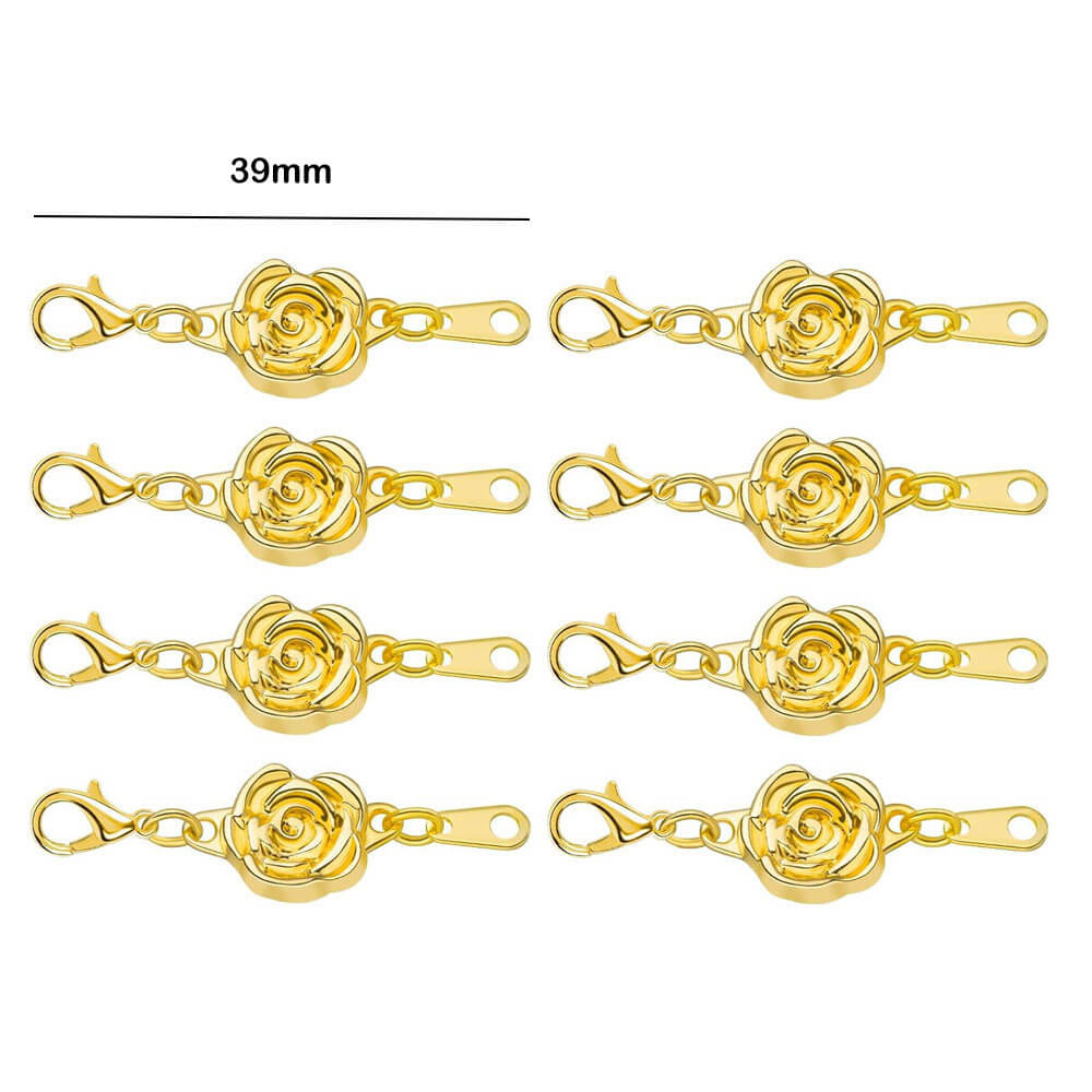 Double Magnetic Necklace Clasps and Closures Bracelet Extender Converters for Jewelry