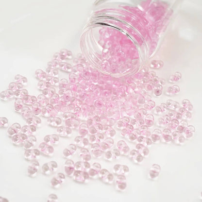 1000 Pieces Clear Acrylic Loose Beads for DIY Beaded Jewelry